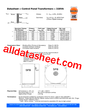 SFB0320-400-24型号图片