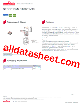 SFECF10M7DA0001-R0型号图片