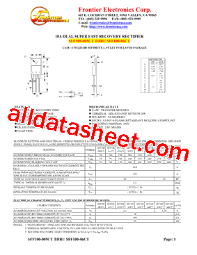 SFF100-015CT型号图片