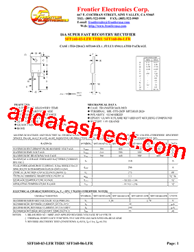 SFF160-03-LFR型号图片