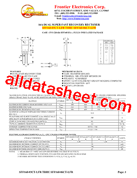 SFF160-05CT-LFR型号图片