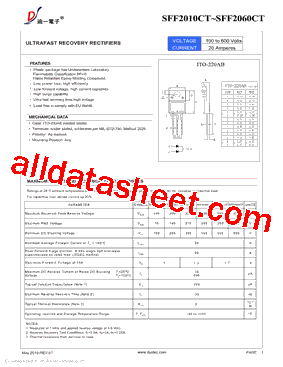 SFF2060CT型号图片