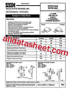 SFF9130M型号图片
