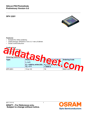 SFH-2201型号图片