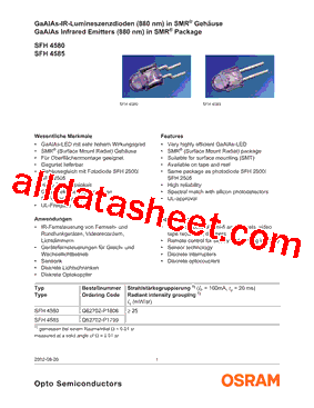 SFH-4580型号图片