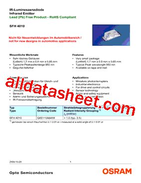 SFH4010型号图片