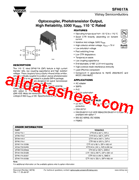 SFH617A-1型号图片
