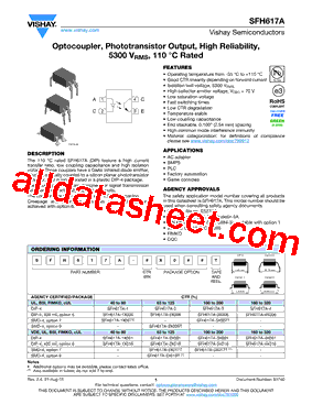 SFH617A-4X016型号图片