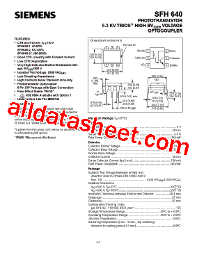 SFH640-2X007型号图片