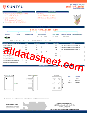 SFLSI-14F10A-6A29A-140M型号图片