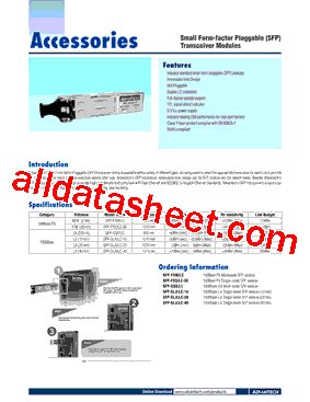 SFP-GLX-LC-20型号图片