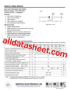 SFR151型号图片