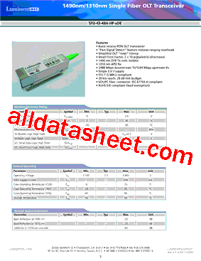 SFU-43-48H-HP-TDE型号图片