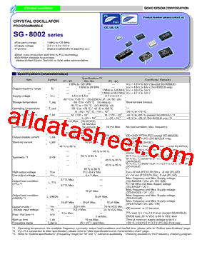 SG-8002CA-PH型号图片