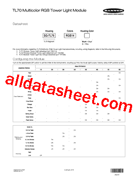 SG-TL70-RGB14C型号图片