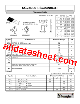 SG23N06T型号图片
