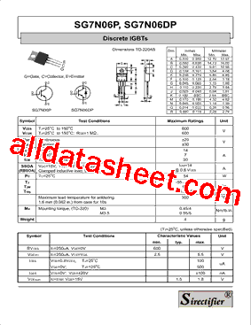 SG7N06DP型号图片