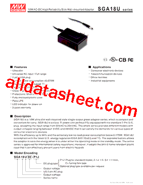 SGA18U09-P1J型号图片