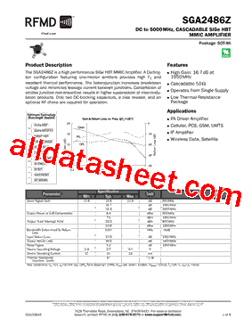 SGA2486ZSR型号图片