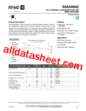 SGA3486Z型号图片