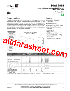 SGA6489Z型号图片