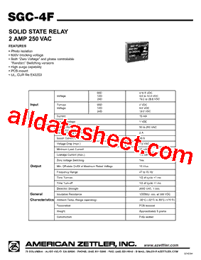 SGC-4F12D0M型号图片