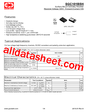 SGC101BSH_15型号图片