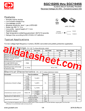 SGC1020S型号图片