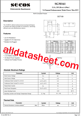 SGM161型号图片