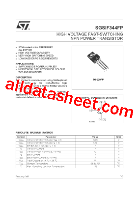 SGSIF344FP型号图片