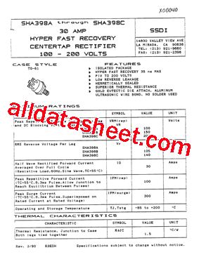 SHA398B型号图片