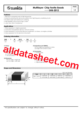 SHB-1T2012-102型号图片