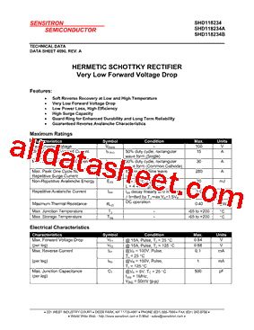 SHD118234A型号图片
