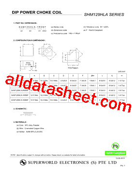 SHM129HLA-R68MF型号图片