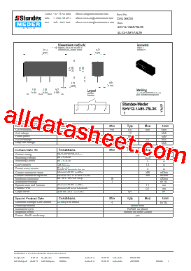 SHV12-1A85-78L3K型号图片