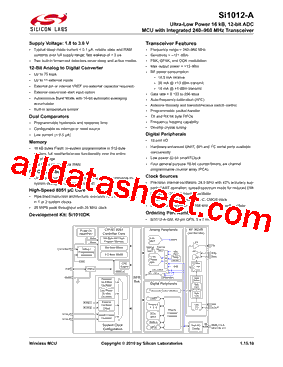 SI1012-A型号图片