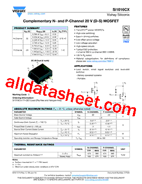 SI1016CX-T1-GE3型号图片