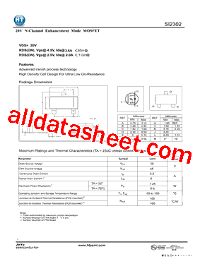 SI2302CDS-T1-E3型号图片