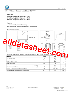 SI2312BDS-T1-E3-CUTTAPE型号图片