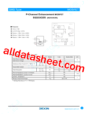 SI2333CDS-3型号图片