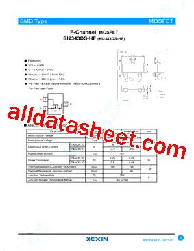 SI2343DS-HF型号图片