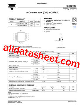 SI4124DY-T1-GE3型号图片