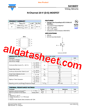 SI4186DY-T1-GE3型号图片