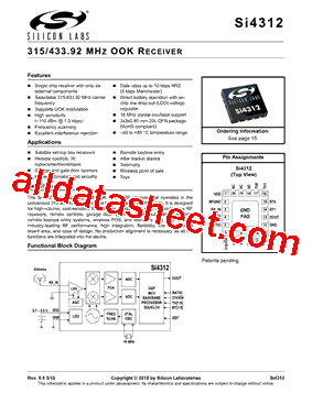 SI4312-B10-GM型号图片