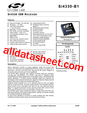 SI4330-B1-FMR型号图片