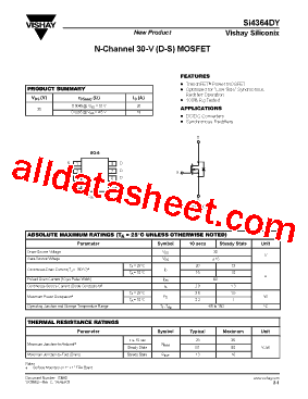 SI4364DY型号图片