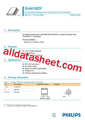 SI4416DY型号图片