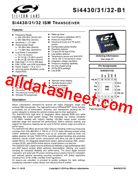 SI4432-B1-FMR型号图片