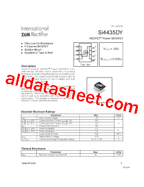 SI4435DY型号图片