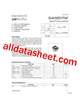 SI4435DYPBF型号图片